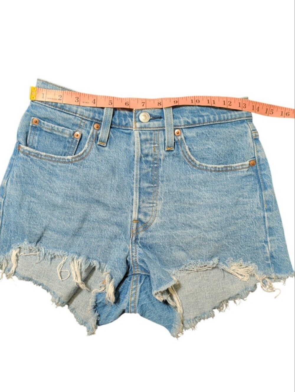Levi's 501 Original Denim Shorts - Picture 8 of 10